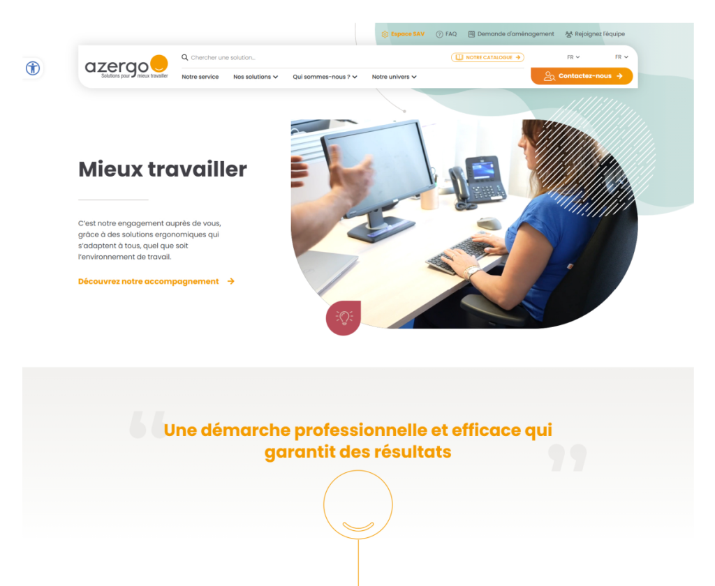 site vitrine azergo